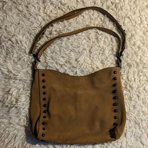 Loeffler Randall Suede Studded Hobo Bag